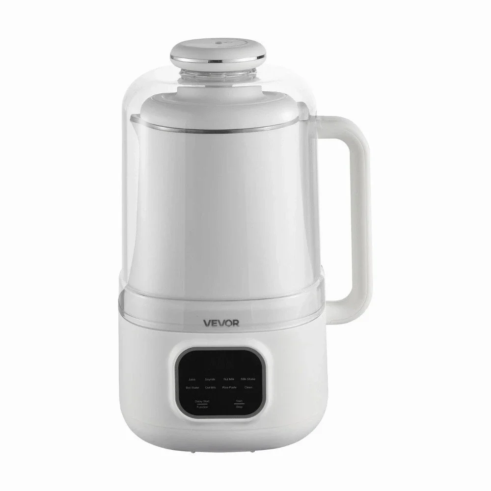 VEVOR 8-in-1 Nut Milk Maker 34 oz Soy Milk Maker 200W Blender Oat Nut Soy Juice